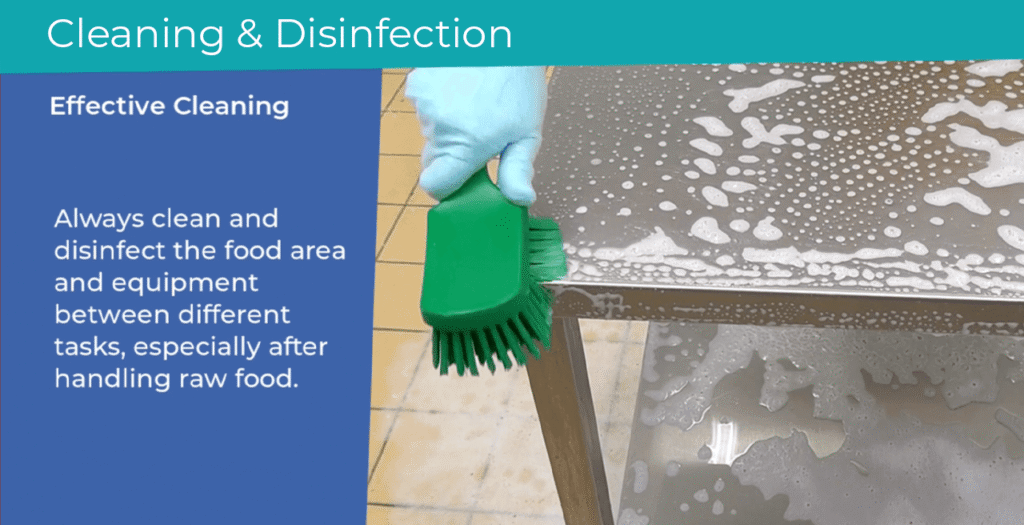 kitchen cleaning operation training image
