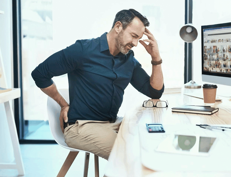 Back pain from office work